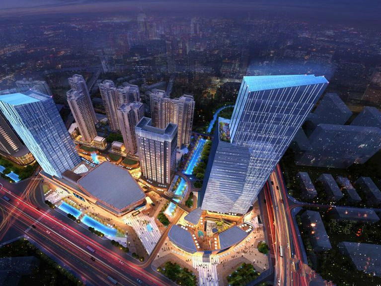 招商中央华城大金PMX一拖三中央空调安装案例