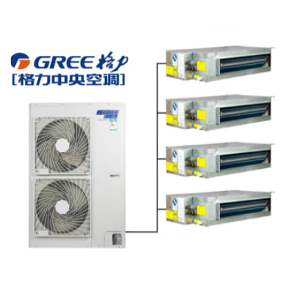 三室一厅格力5匹一拖四中央空调套餐 GMV-H120WL/A